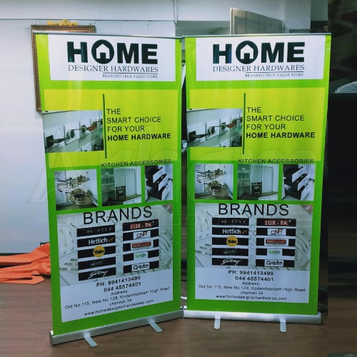 Table Top Roll Up Standee